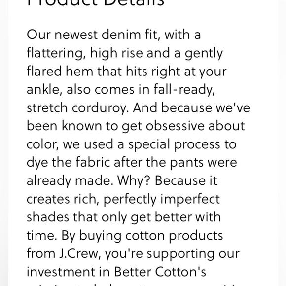 J.Crew LIGHT KHAKI High-rise slim demi-boot corduroy pant - Picture 3 of 8